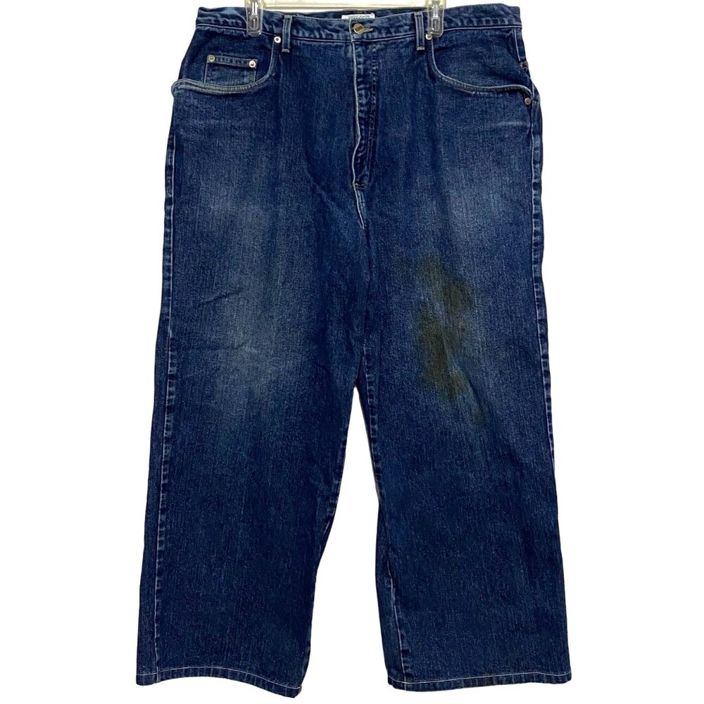 Guess Mens Straight Leg Jeans 40 x 34 Y2K Workwear High Rise Classic Denim‎ USA